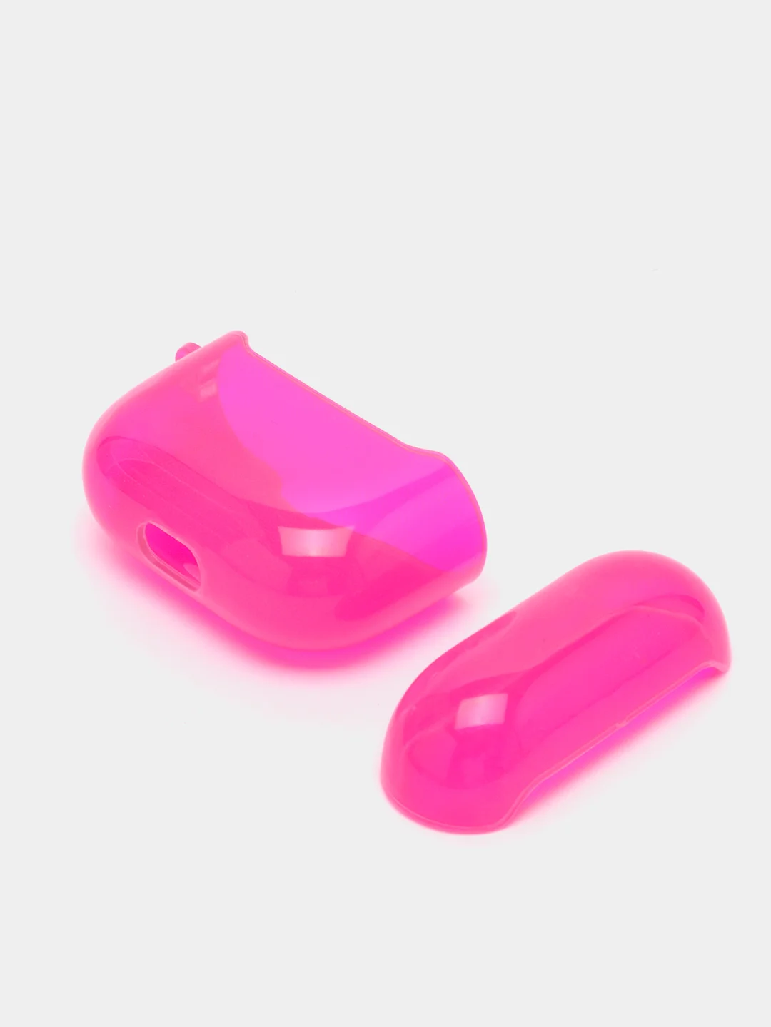 Фуксия неоновый чехол для AirPods 3, силиконовый, с креплением под карабин, 9 цветов