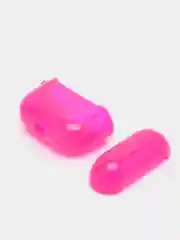 Фуксия неоновый чехол для AirPods 3, силиконовый, с креплением под карабин, 9 цветов