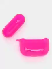 Фуксия неоновый чехол для AirPods 3, силиконовый, с креплением под карабин, 9 цветов