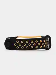 Лимонный ремешок для Xiaomi Mi Band 5 / 6 / 7 cиликоновый спортивный (Сяоми ми бенд))