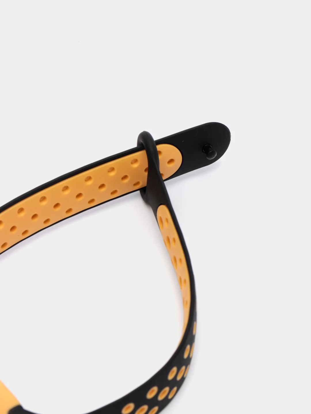 Лимонный ремешок для Xiaomi Mi Band 5 / 6 / 7 cиликоновый спортивный (Сяоми ми бенд))