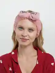 Кораллово-розовый бант-повязка на голову OMG, повязка для макияжа, супер мягкая повязка для умывания ОМГ