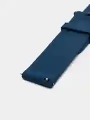 Темно-синий силиконовый ремешок для Xiaomi Amazfit Bip/ Samsung/Huawei, 20 мм, с кнопкой Универсальный