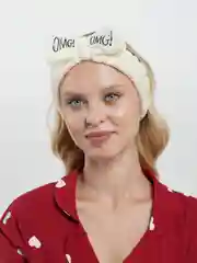 Кремовый бант-повязка на голову OMG, повязка для макияжа, супер мягкая повязка для умывания ОМГ