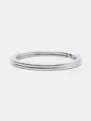 Серебряный кольцо для брелока и ключей, 10 штук