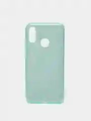Бирюзовый чехол блестящий Honor 10 Lite, Huawei P Smart 2019 накладка c блёстками