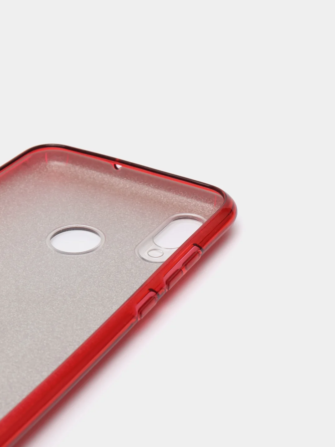 Красный чехол блестящий Honor 10 Lite, Huawei P Smart 2019 накладка c блёстками