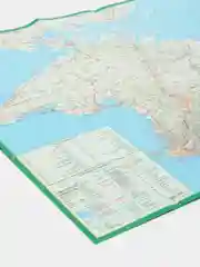 Карта Республики Крым с достопримечательностями, складная