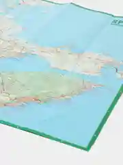 Карта Республики Крым с достопримечательностями, складная