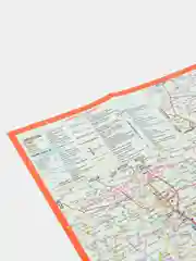 Карта города Липецк и Липецкой области, автомобильная, общегеографическая, складная