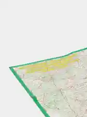 Карта Белгородской, Воронежской, Курской, Орловской, Тамбовской областей, складная