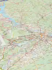 Карта Нижнего Новгорода и Нижегородской области, автомобильная, складная