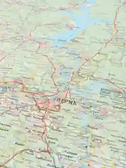 Карта города Пермь и Пермского края, автомобильная, общегеографическая, складная