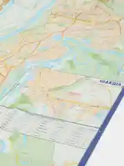 Карта республики Башкортостан и г. Уфа, общегеографическая, автомобильная, складная
