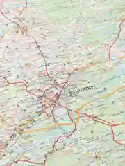 Карта г. Владимир и Владимирская область, автомобильная, общегеографическая, складная