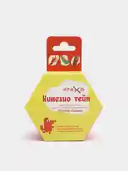Красный кинезио тейп детский Kinexib CLASSIC Baby, деликатный, 4м