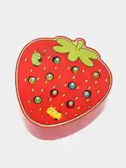 Коралловый магнитная игра  . Магнитная рыбалка клубника .Магнитная рыбалка яблоко