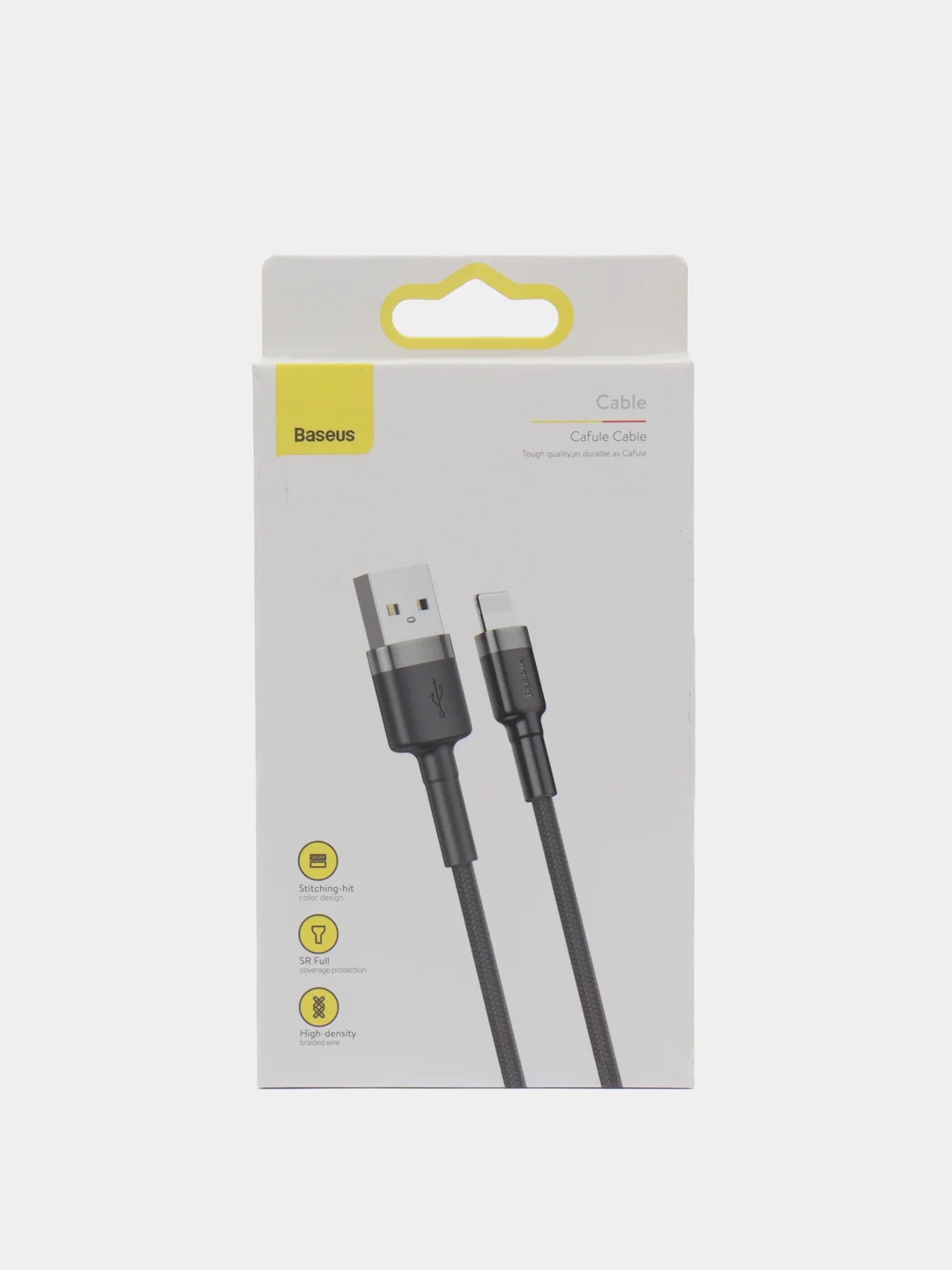 Серый кабель Baseus Premium Cafule Cable (2.4A, USB/Lightning для Apple iPhone)
