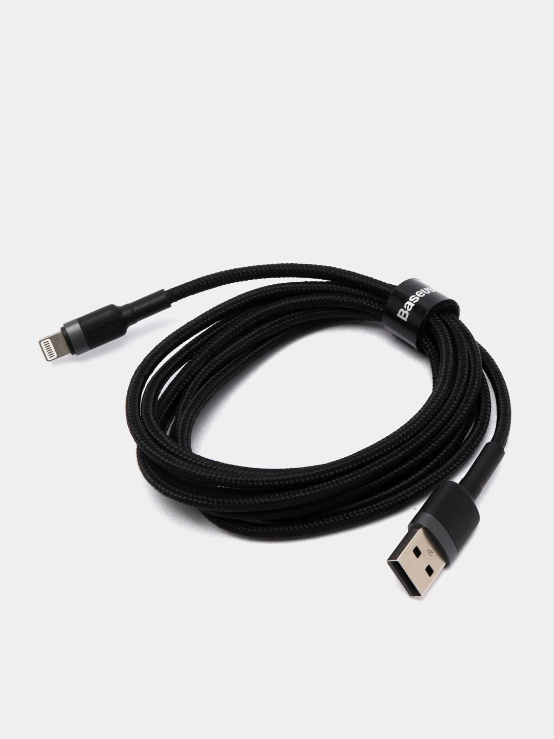 Серый кабель Baseus Premium Cafule Cable (2.4A, USB/Lightning для Apple iPhone)