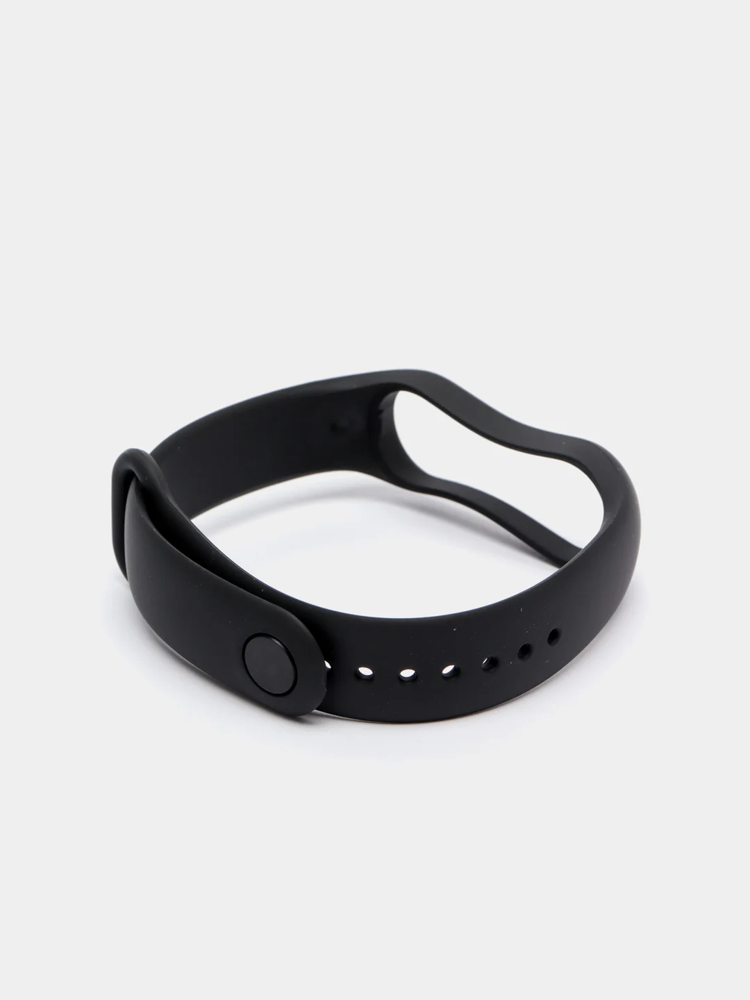 Черный силиконовый ремешок Xiaomi Mi Band 7