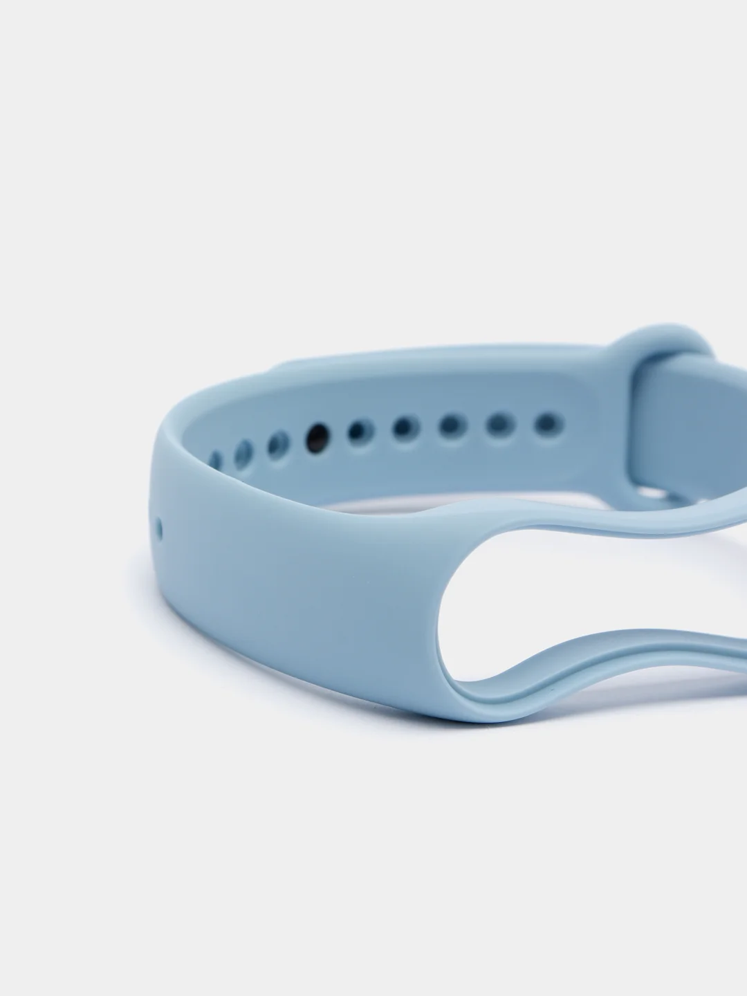 Небесно-голубой силиконовый ремешок Xiaomi Mi Band 7