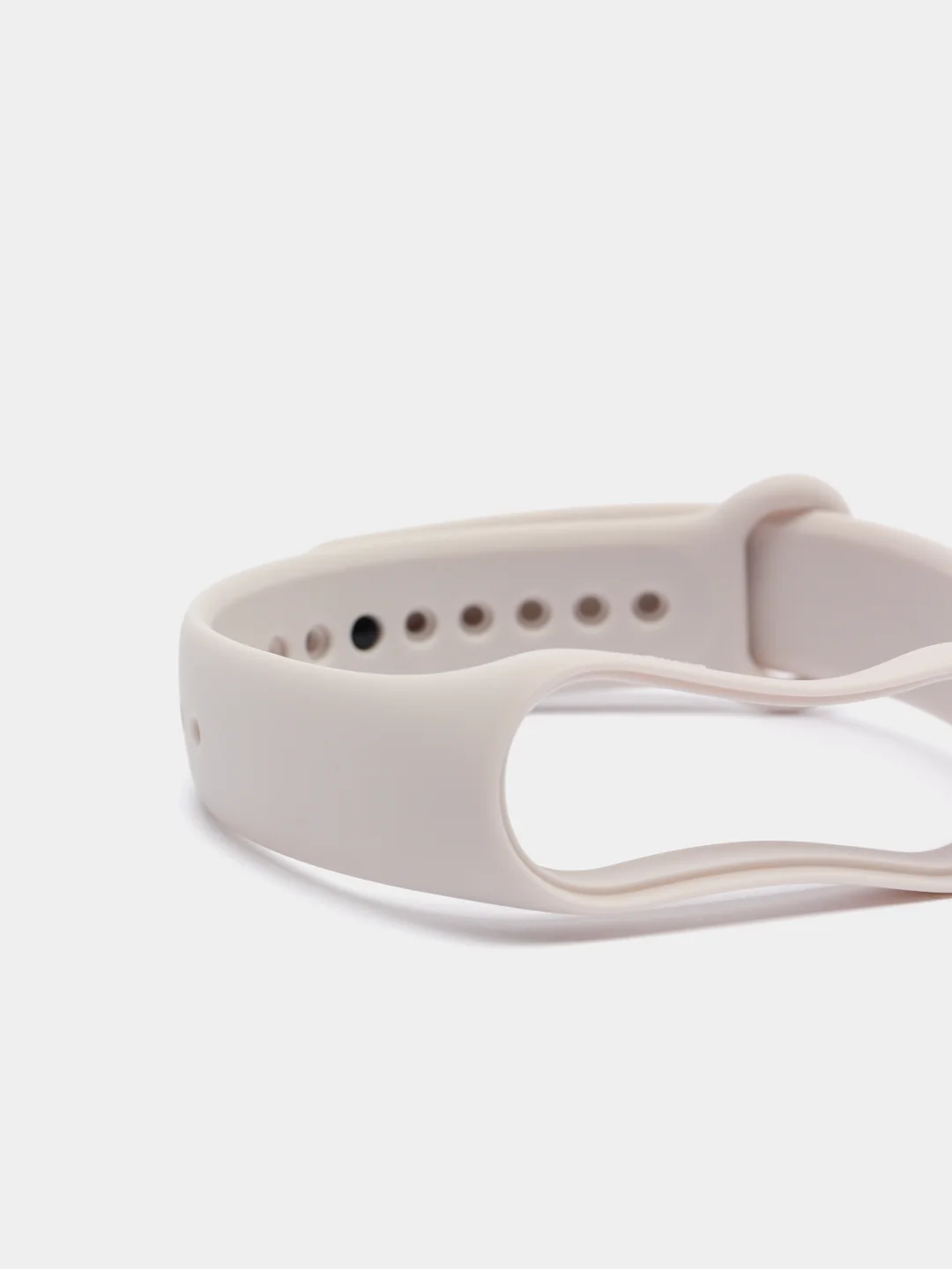 Светло-бежевый силиконовый ремешок Xiaomi Mi Band 7