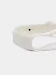 Белый силиконовый ремешок Xiaomi Mi Band 7