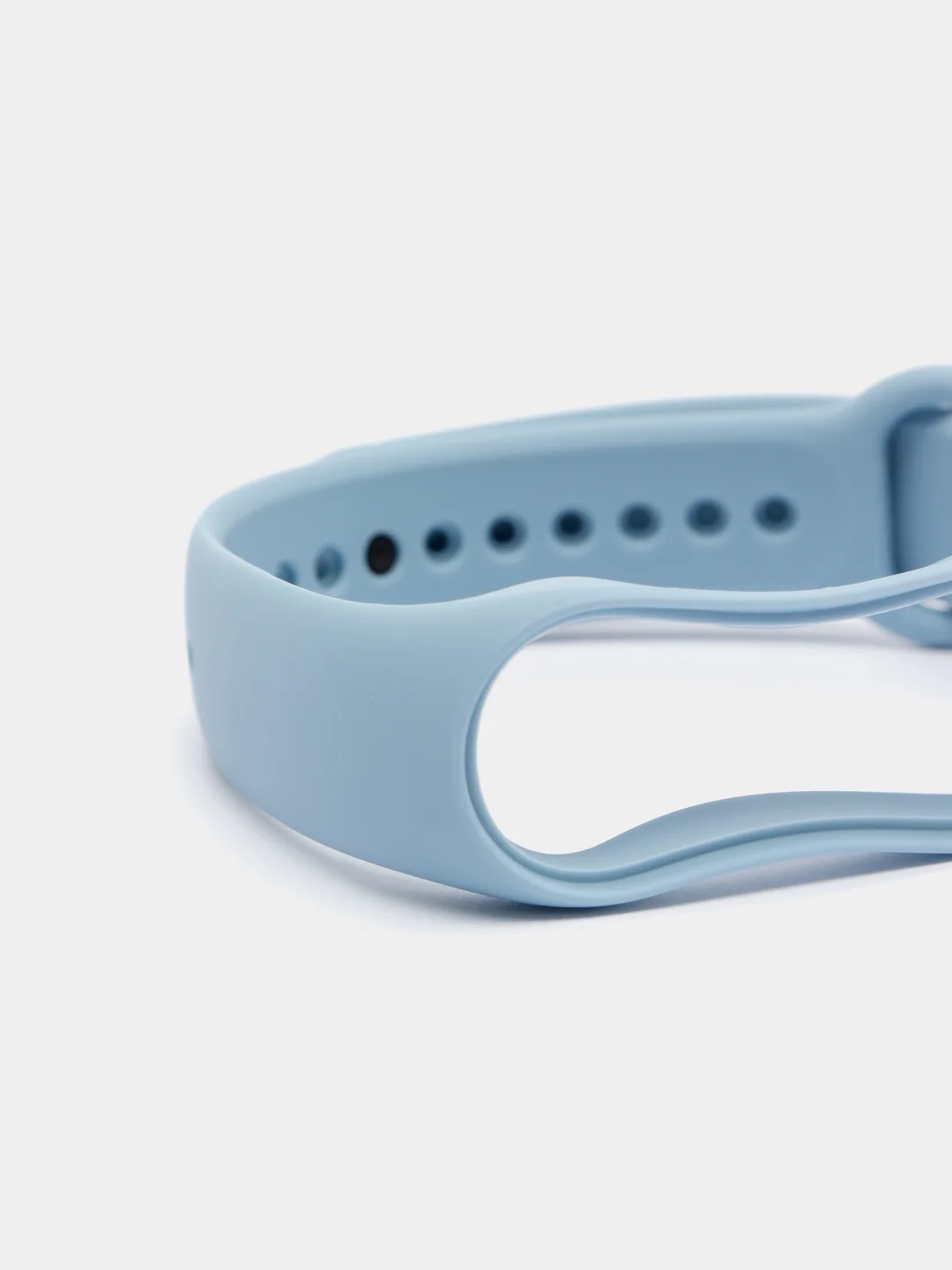 Небесно-голубой силиконовый ремешок Xiaomi Mi Band 7