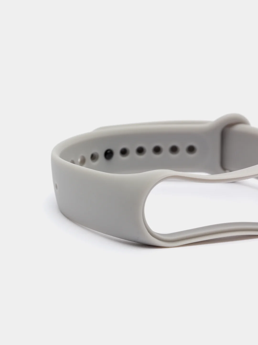 Серый силиконовый ремешок Xiaomi Mi Band 7
