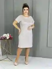 Серебряный платье женское вечернее, большие размеры