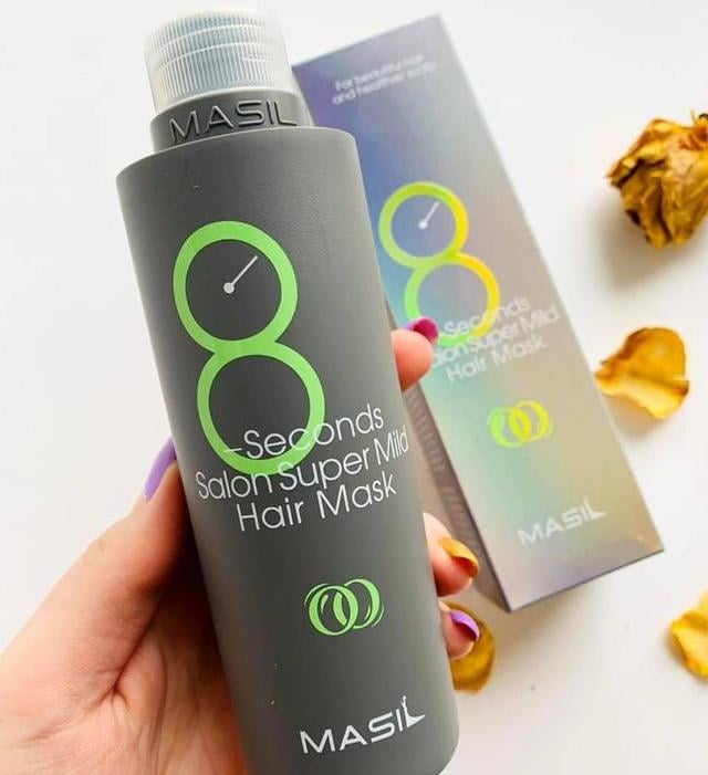 Применение маски для волос 8 seconds. Masil 8 seconds Salon super mild hair Mask — 8 мл. Masil 8 seconds Salon Liquid hair Mask 100ml. Masil 100мл 8 seconds Salon super mild hair. Masil маска для волос 8 second Salon hair 100.