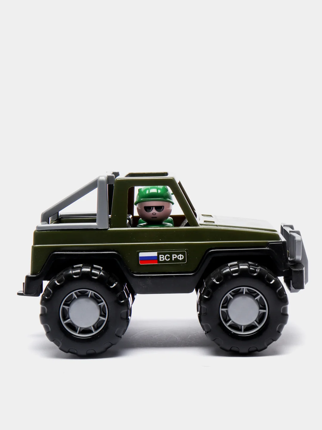 Автомобиль джип "Сафари", военный от фабрики Полесье