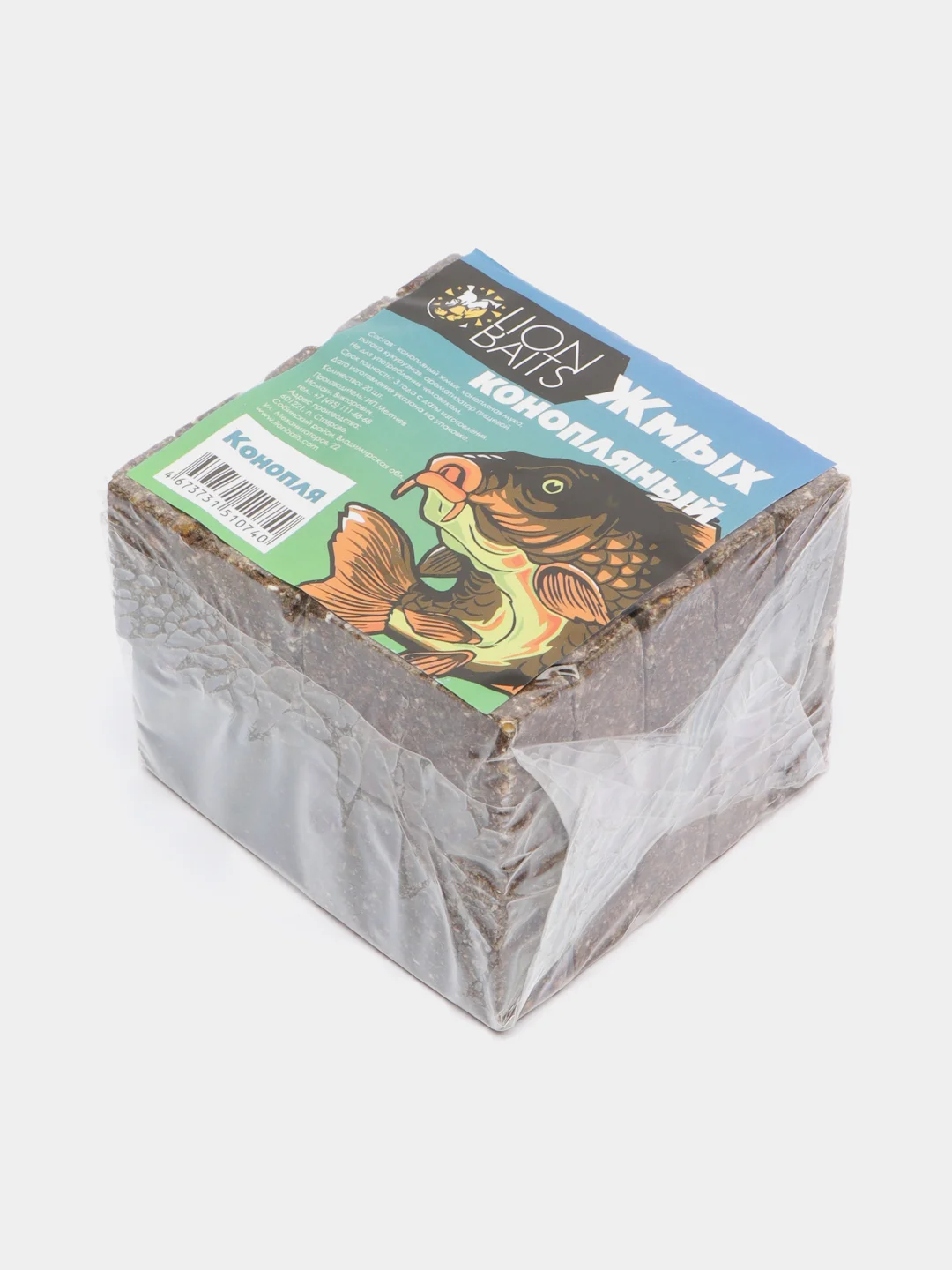 Жмых конопляный LION BAITS "Макуха конопля", 20 штук
