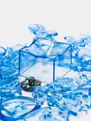 Синий сердечко со светом - 3D Crystal Blocks Puzzle (3D Пазл с подсветкой)