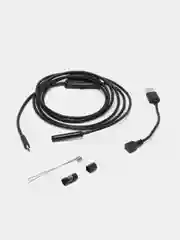 Угольный гибкий эндоскоп, с подсветкой, 7 мм, micro USB, USB камера для диагностики