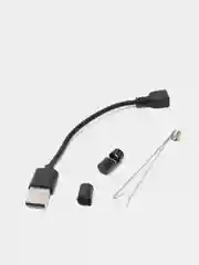 Угольный гибкий эндоскоп, с подсветкой, 7 мм, micro USB, USB камера для диагностики