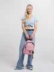 Розовый рюкзак молодежный, школьный