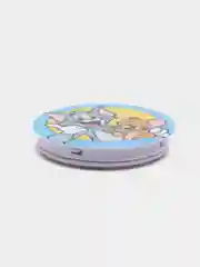 Серебряный держатель для телефона PopSocket (попсокет) с рисунками