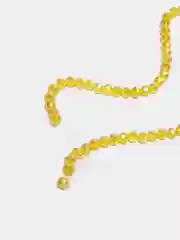 Желтый бусины стеклянные, бусины с гранями, 6мм