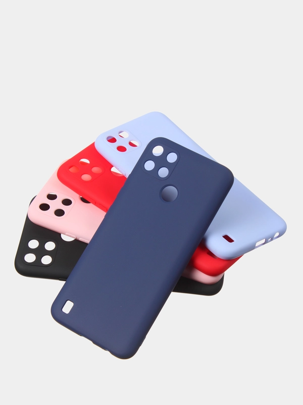 Чехол для Realme C21Y цветной матовый