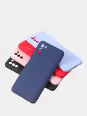 Красный чехол для Poco M3 цветной матовый