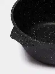Кастрюля 3л, Мечта литая, толстостенная, с крышкой, покрытие Granit black, 3 л