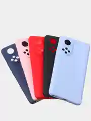 Красный чехол для Honor 50 цветной матовый