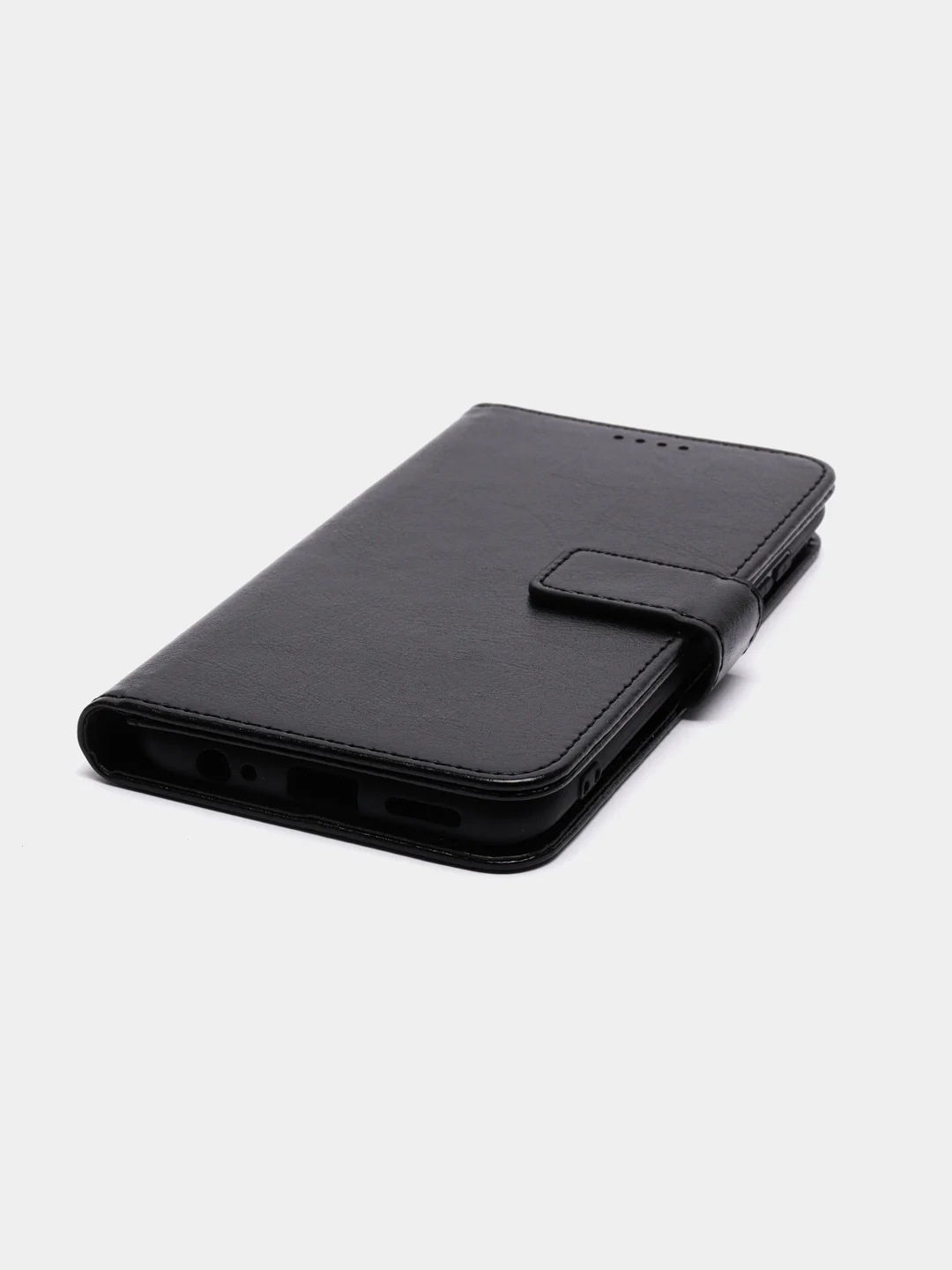 Черный кожаный PU чехол книжка Xiaomi Redmi Note 10 4G / Redmi Note 10S, Редми нот 10
