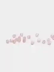 Конфетный стеклянные бусины биконусы, граненные  4 мм