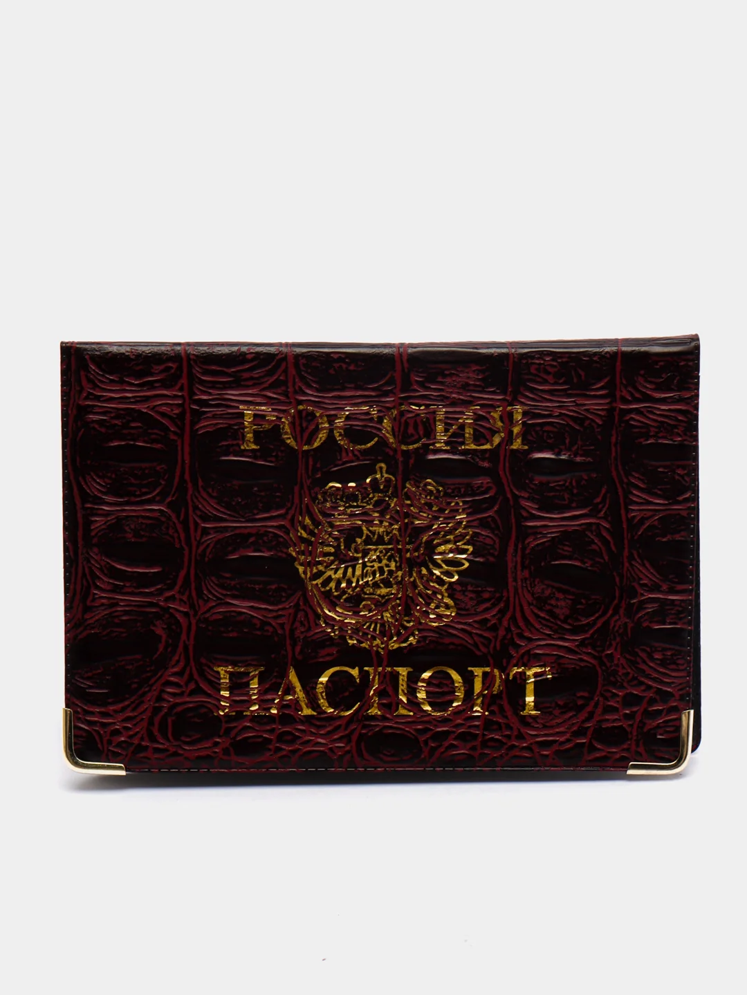 Бордовый обложка на паспорт