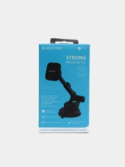Магнитный держатель автомобильный Borofone BH21 для телефона на стекло/панель, на присоске