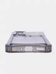 Черный чехол противоударный Xiaomi 12 / 12X / 12S, Сяоми 12, 12X, 12С прозрачный с карманом для карты