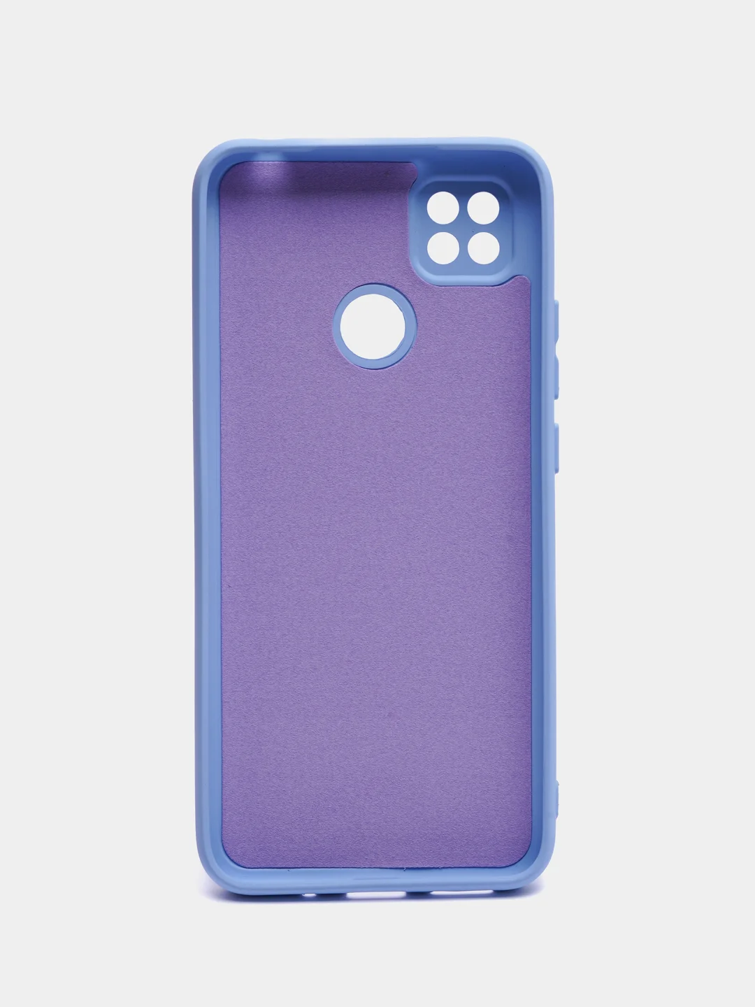 Голубой чехол Xiaomi Redmi 10A, Redmi 9C, Сяоми Редми 10А, силиконовый, цветной с мягким подкладом