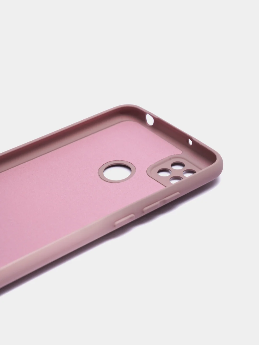Пудровый чехол Xiaomi Redmi 10A, Redmi 9C, Сяоми Редми 10А, силиконовый, цветной с мягким подкладом